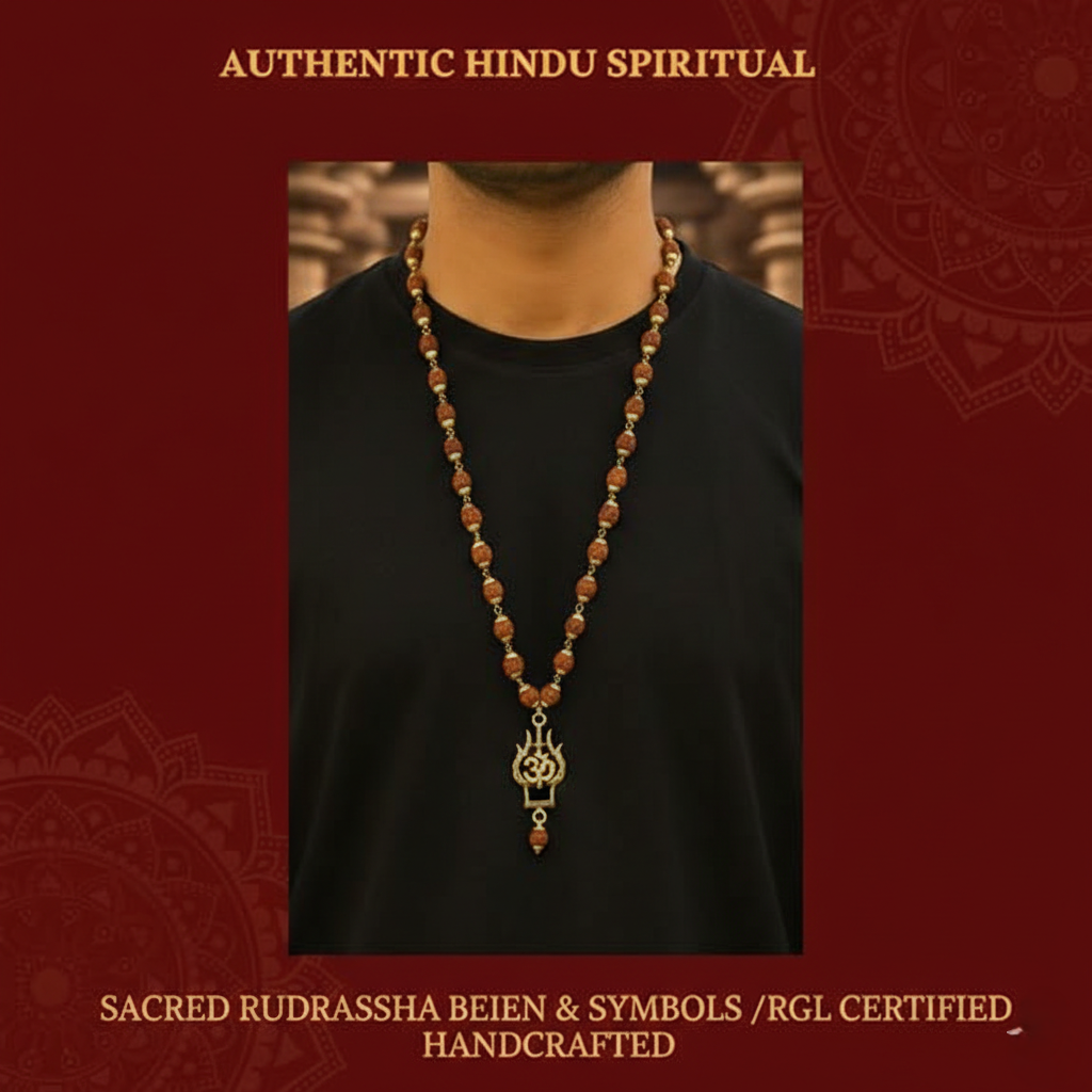 Rudraksh Trishul Mala