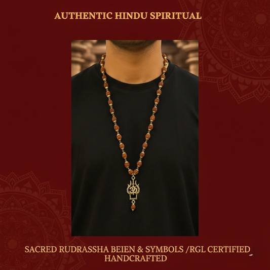 Rudraksh Trishul Mala