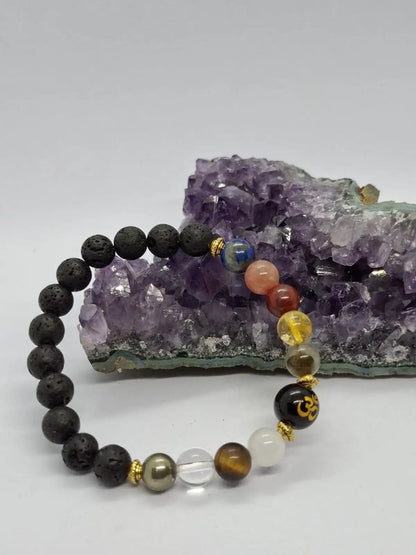 7 mukhi rudraksh with caping